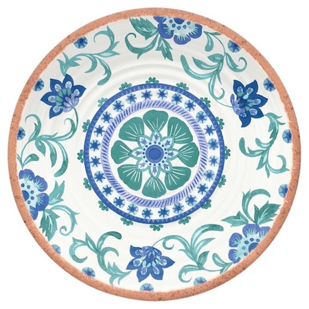 Tarhong TarHong Multicolored Melamine Artisan Salad Plate 1 each PAN1085MSPSB